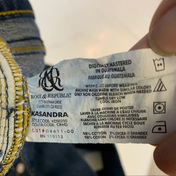 Rock & Republic Kasandra jeans size 29 - Picture 9 of 9